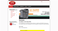 Desktop Screenshot of hmh.dk